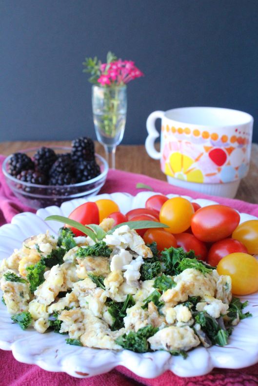Breakfast of Champions: Kale, Eggs & Feta