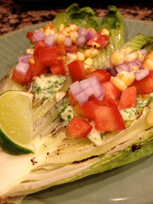 Grilled Romaine Salad Recipe via Tsiporah Blog