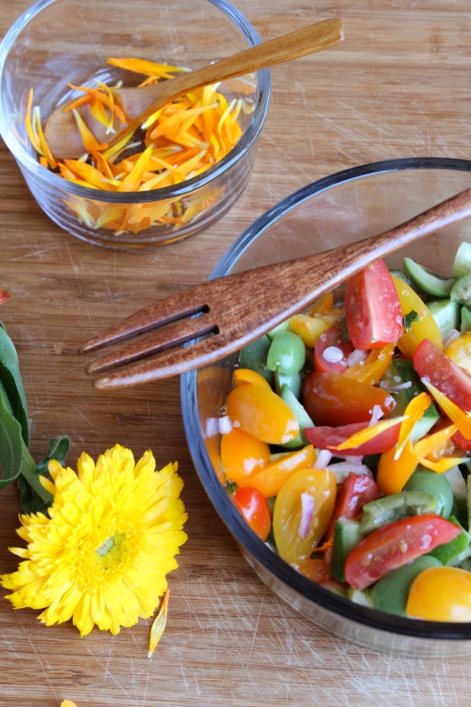 Spring Farmers Market-Inspired Chopped Salad via Tsiporah Blog